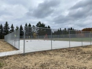 Fencing around Pickle Ball Court