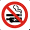 No Smoking or Vaping Within 100 feet of Park Features icon