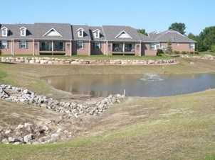 Back view of Meadowbrook Commons