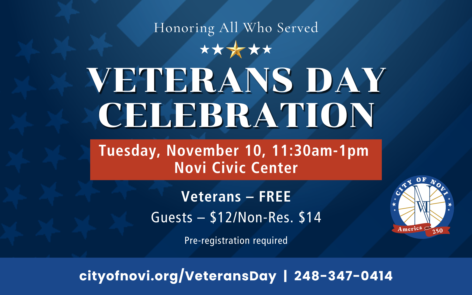 Veterans Day 2026 - Flyer