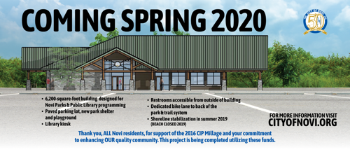 Advertisement of Building Coming in Spring 2020