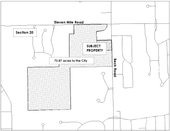 RECEIVE COMMENTS AND CONSIDER APPROVAL OF PROPOSED MAP AND TEXT AMENDMENTS TO THE CITY OF NOVI MASTER PLAN FOR LAND USE
