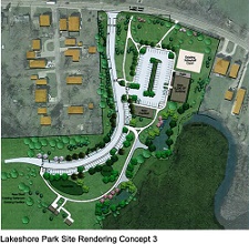 Lakeshore Park Site Rendering
