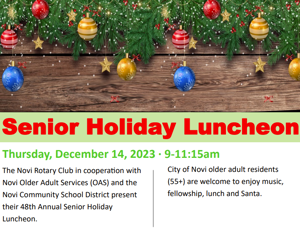 Senior Holiday Luncheon