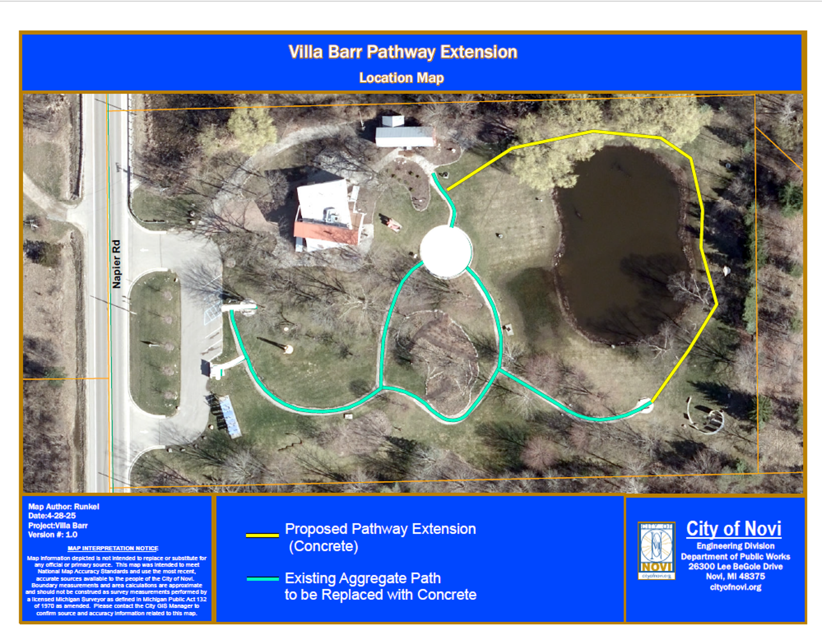 Villa Barr Pathway Extension