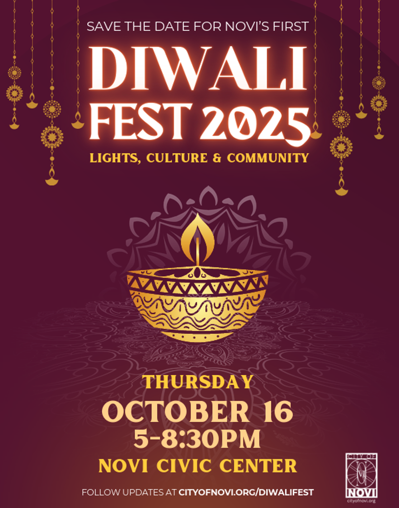 Save the date for Diwali Fest - October 16, 2025