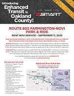SMART Route City of Novi - Smart Service Expansion Route 805 