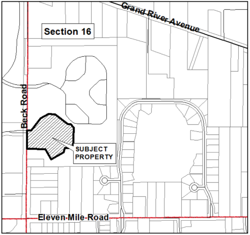 JSP23-22 CENTRAL PARK ESTATES SOUTH LOCATED EAST OF BECK ROAD, SOUTH OF GRAND RIVER AVENUE (SECTION 16) FOR PRELIMINARY SITE PLAN, WETLAND PERMIT, WOODLAND PERMIT, AND STORMWATER MANAGEMENT PLAN APPROVAL.